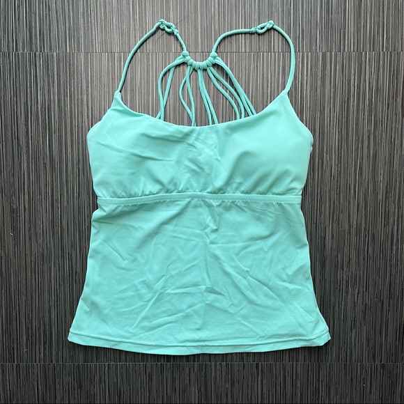 Prana Merrow Tankini Swim Top Size XS - Teal - Picture 4 of 7